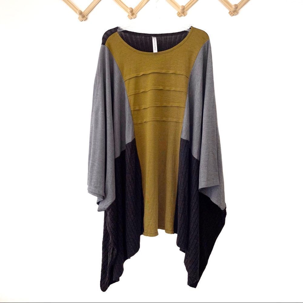 Matti Mamane Oversized Batwing Tunic Poncho